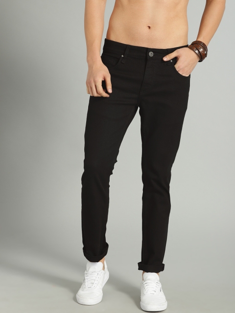 

Roadster Men Black Skinny Fit Mid-Rise Clean Look Stretchable Jeans