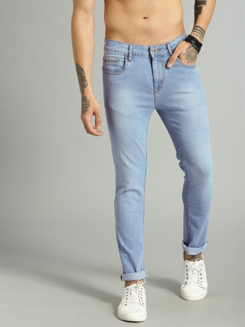 

Roadster Men Blue Skinny Fit Mid-Rise Clean Look Stretchable Jeans