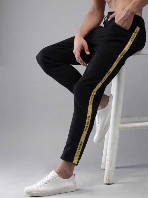 

Moda Rapido Men Black Slim Fit Mid-Rise Clean Look Stretchable Jeans