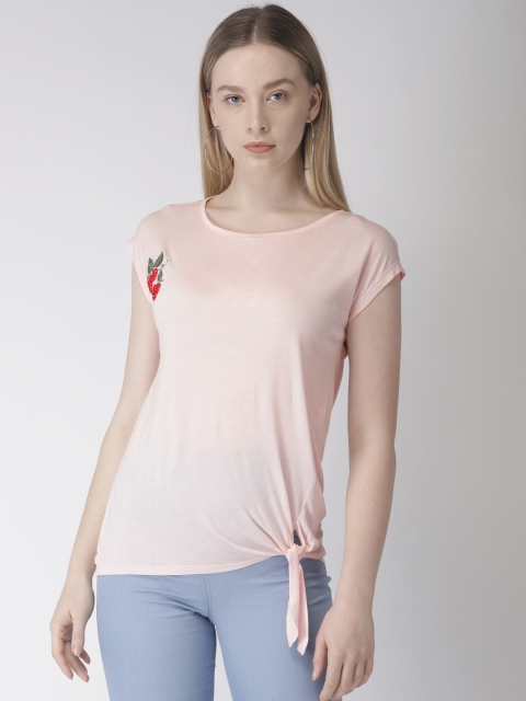 

Marks & Spencer Women Pink Solid Top