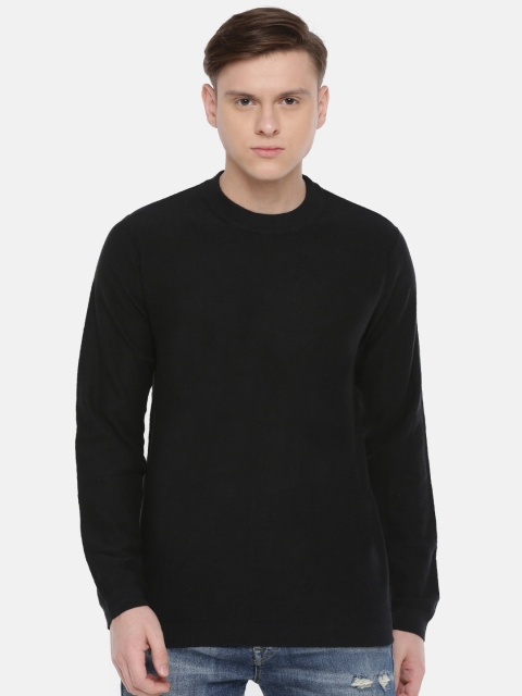 

SELECTED Men Black Solid Sweater