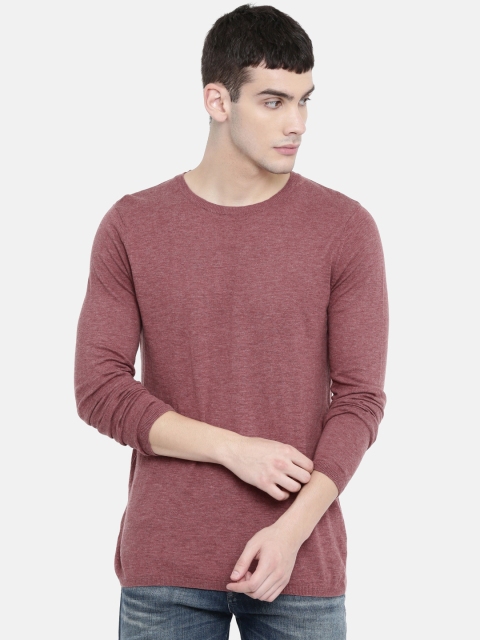 

SELECTED Men Mauve Solid Sweater