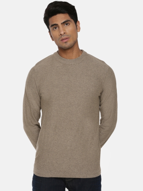 

SELECTED Men Beige Solid Sweater