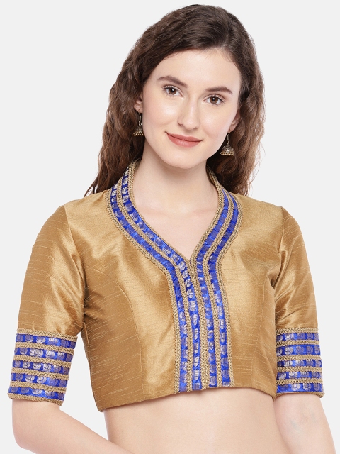 

Just B Women Gold Toned Blouse