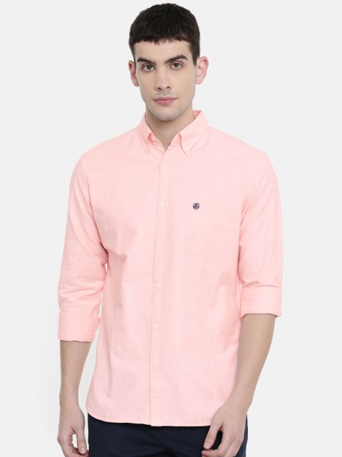 

SELECTED Men Pink Regular Fit Solid Casual Shirt