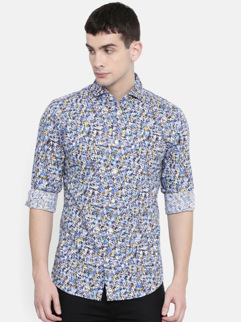 

SELECTED Men Multicoloured Slim Fit Printed Casual Shirt, Multi