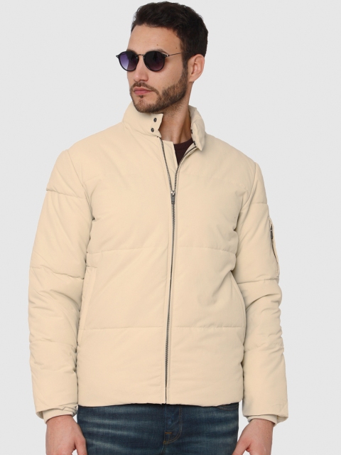 

SELECTED Men Cream-Coloured Padded Jacket