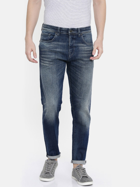 

SELECTED Men Blue Tapered Fit Mid-Rise Clean Look Stretchable Jeans
