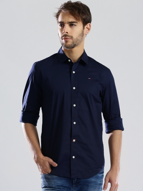 

Tommy Hilfiger Navy Slim Fit Casual Shirt, Navy blue
