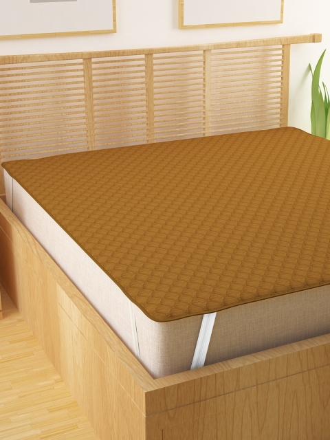 

Story@home Beige Double Bed Waterproof Mattress Protector