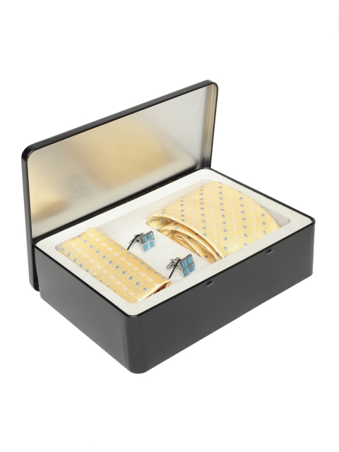 

Lino Perros Men Yellow Accessory Gift Set