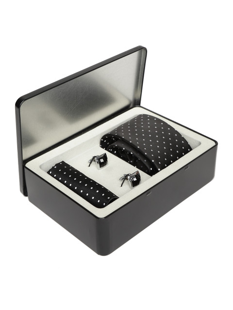 

Lino Perros Men Black & White Accessory Gift Set