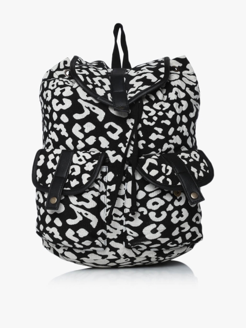 

Sangria Women Black & White Backpack