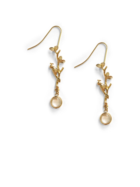 

Foxy Sperks Gold-Toned Contemporary Drop Earrings