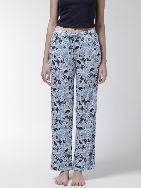 

Marks & Spencer Women Blue Printed Pyjamas T371395P