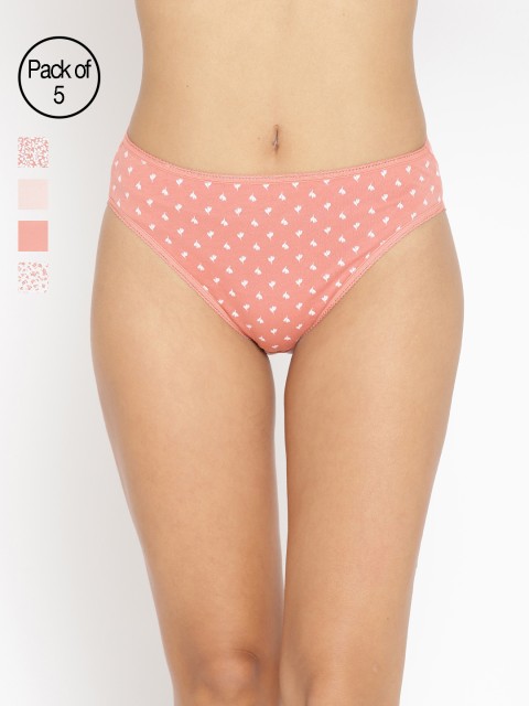 

Marks & Spencer Women Pack of 5 Briefs T610314, Peach