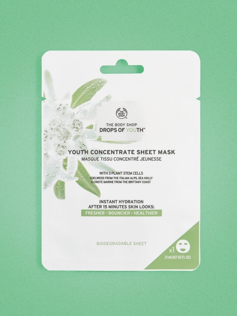 

The Body shop Drops of Youth Youth Concentrate Sustainable Sheet Mask 21 ml, White