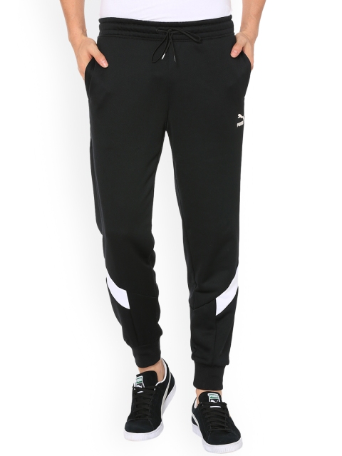 

Puma Men Black Solid Slim-Fit Iconic MCS Joggers