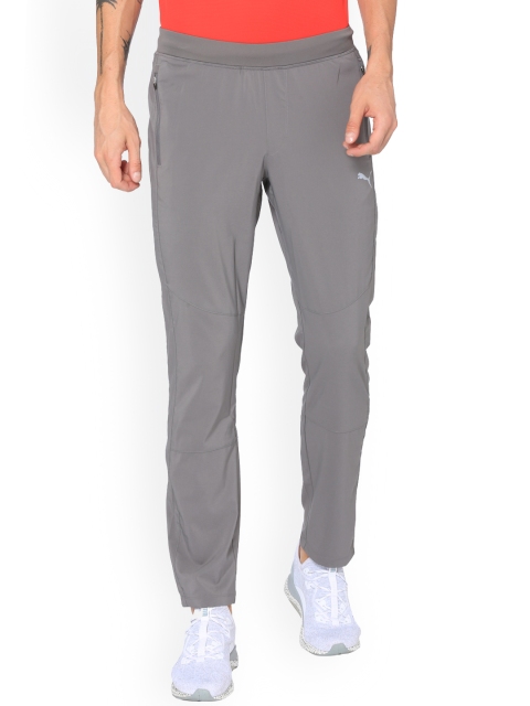 

Puma Men Grey Solid Slim-Fit Trackpant