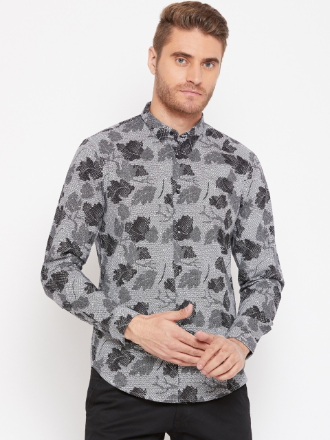 

Blackberrys Men White & Black Regular Fit Printed Casual Shirt