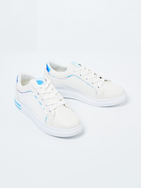 

Ginger by Lifestyle Women White Sneakers