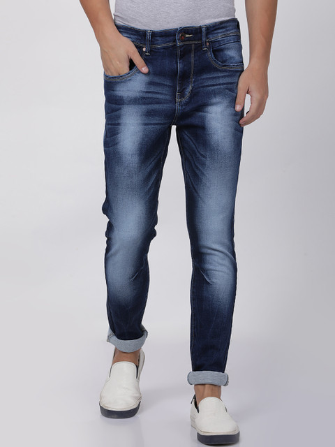

Llak Jeans Men Blue Skinny Fit Mid-Rise Clean Look Stretchable Jeans