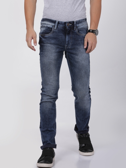 

Llak Jeans Men Blue Skinny Fit Mid-Rise Clean Look Stretchable Jeans
