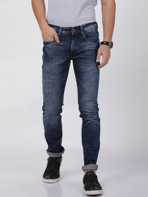 

Llak Jeans Men Blue Skinny Fit Mid-Rise Clean Look Stretchable Jeans