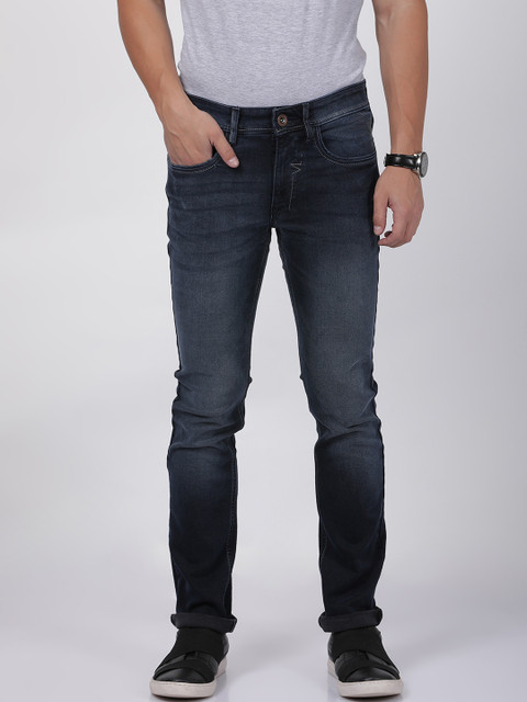 

Llak Jeans Men Blue Skinny Fit Mid-Rise Clean Look Stretchable Jeans