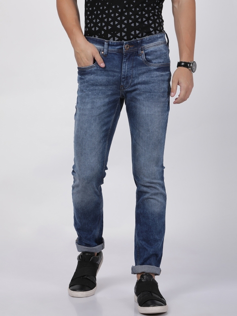 

Llak Jeans Men Blue Skinny Fit Mid-Rise Clean Look Stretchable Jeans