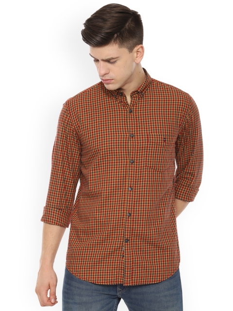 

Louis Philippe Sport Men Red Slim Fit Checked Casual Shirt