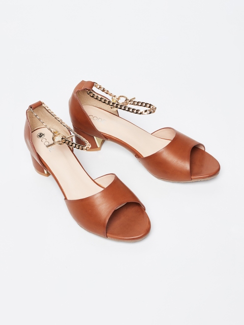 

CODE by Lifestyle Women Tan Brown Solid Heels