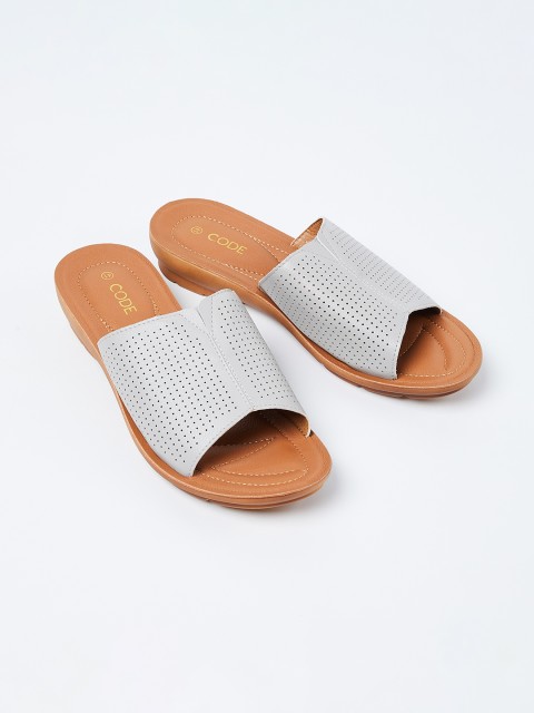 

CODE by Lifestyle Women Grey Solid Heels