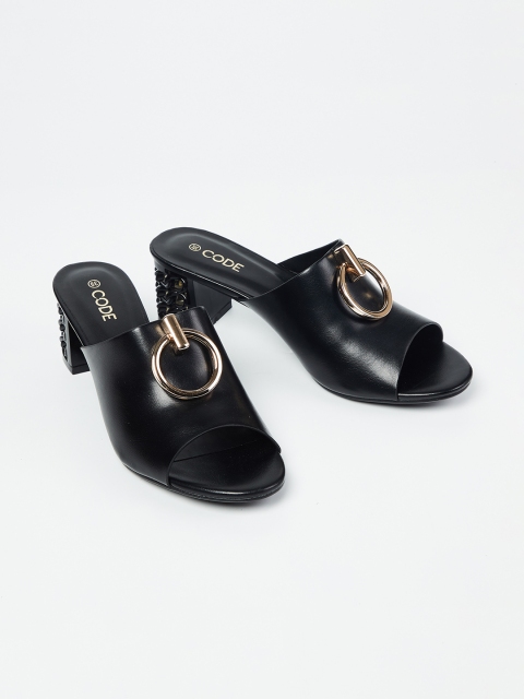 

CODE by Lifestyle Women Black Embellished Sandals
