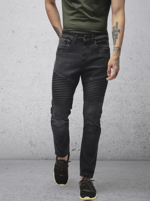 

Ecko Unltd Men Black Slim Tapered Fit Mid-Rise Clean Look Stretchable Jeans