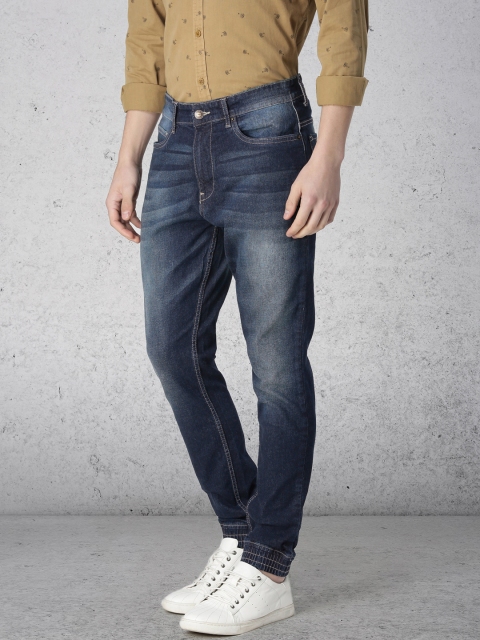 

Ecko Unltd Men Blue Mid-Rise Clean Look Stretchable Jogger Jeans