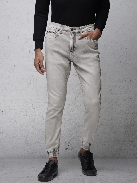 

Ecko Unltd Men Grey Jogger Mid-Rise Clean Look Stretchable Jeans