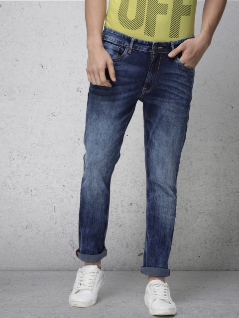 

Ecko Unltd Men Blue Super Slim Fit Mid-Rise Clean Look Stretchable Jeans