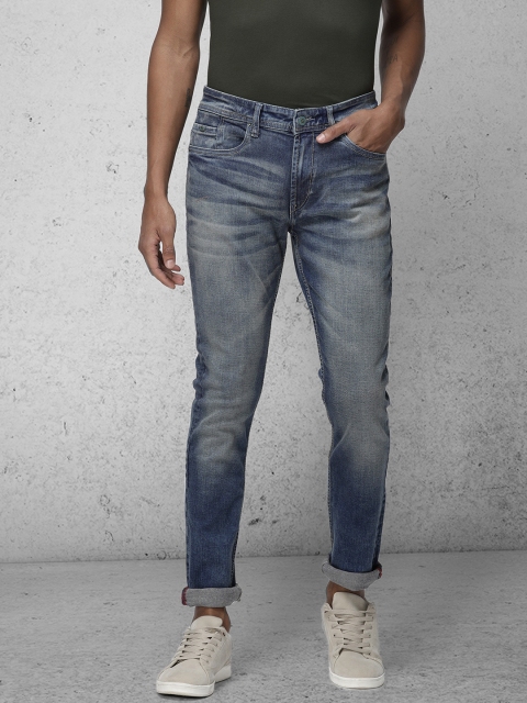 

Ecko Unltd Men Blue Slim Tapered Fit Mid-Rise Clean Look Stretchable Jeans