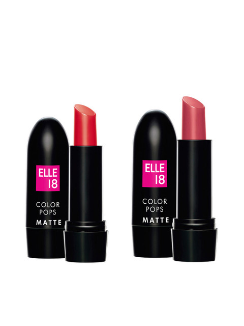 

ELLE 18 Set of 2 Lipsticks 4.3 g each, Pink