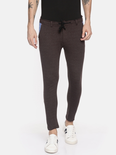 

ARISE Men Brown Regular Fit Solid Track Pants