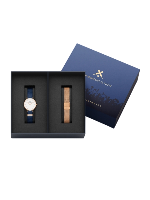 

Daniel Wellington Women White Watch Gift Set DW00500448