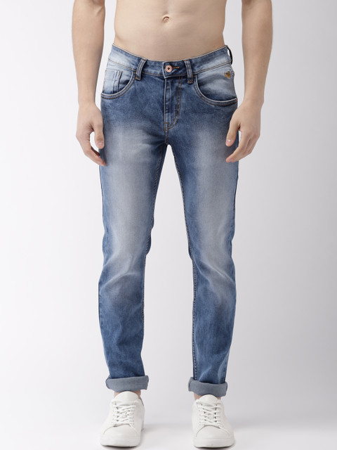 

Flying Machine Men Blue Jackson Skinny Fit Low-Rise Clean Look Stretchable Jeans