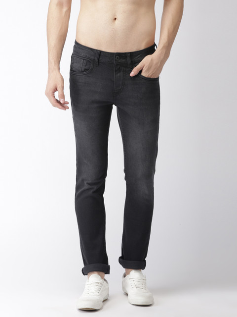 

Flying Machine Men Black Jackson Skinny Fit Low-Rise Clean Look Stretchable Jeans