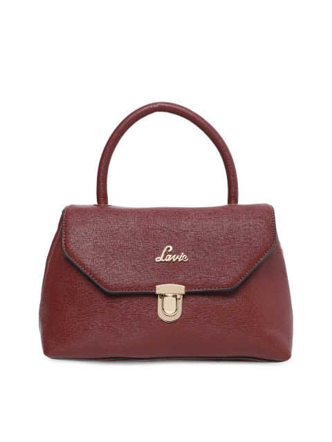 

Lavie Maroon Solid Satchel