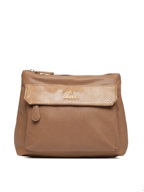 

Lavie Tan Brown Solid Sling Bag