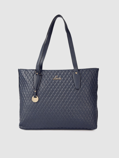 

Lavie Navy Blue Solid Shoulder Bag