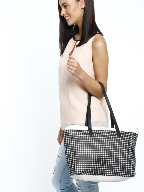 

Lavie White & Black Printed Shoulder Bag