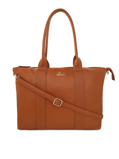 

Lavie Tan Brown Solid Shoulder Bag