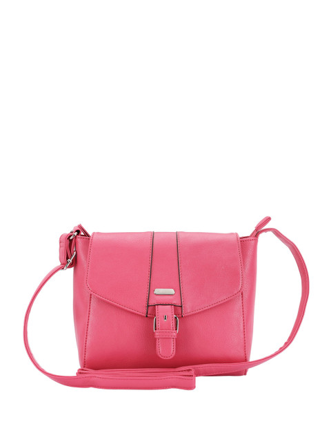 

Lavie Pink Solid Shoulder Bag